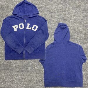Polo Ralph Lauren Boys Blue Hoodie Size Medium (10-12)